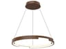 Kuzco Lighting Anello Minor Walnut Brown Round Pendant