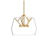 Kuzco Lighting Deco Brushed Gold Geometric Mini Pendant