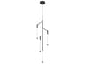 Kuzco Lighting Motif Black Linear Mini Pendant