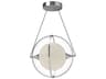 Kuzco Lighting Aries Chrome Geometric Globe Pendant
