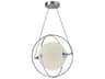 Kuzco Lighting Aries Chrome Geometric Globe Pendant