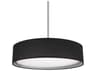 Kuzco Lighting Dalton Black Drum Pendant