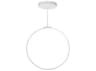 Kuzco Lighting Cirque White Round Island Pendant