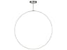 Kuzco Lighting Cirque Brushed Nickel Round Island Pendant