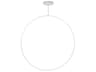 Kuzco Lighting Cirque White Round Island Pendant