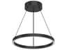 Kuzco Lighting Cerchio Black Round Pendant