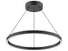 Kuzco Lighting Cerchio Black Round Pendant