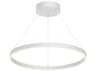 Kuzco Lighting Cerchio White Round Pendant