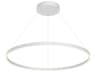 Kuzco Lighting Cerchio White Round Pendant