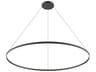 Kuzco Lighting Cerchio Black Round Pendant