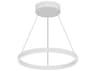 Kuzco Lighting Cerchio White Round Pendant