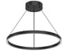 Kuzco Lighting Cerchio Black Round Pendant