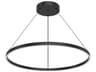 Kuzco Lighting Cerchio Black Round Pendant