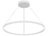 Kuzco Lighting Cerchio White Round Pendant