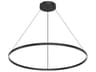 Kuzco Lighting Cerchio Black Round Pendant