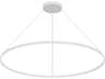 Kuzco Lighting Cerchio White Round Pendant