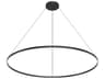 Kuzco Lighting Cerchio Black Round Pendant