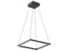 Kuzco Lighting Piazza Black Linear Pendant