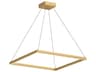 Kuzco Lighting Piazza Brushed Gold Linear Pendant