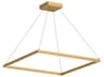 Kuzco Lighting Piazza Brushed Gold Linear Pendant