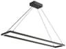 Kuzco Lighting Piazza Black Linear Island Pendant