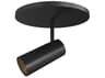 Kuzco Lighting Downey Black Cylinder Semi Flush Mount