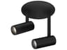 Kuzco Lighting Downey Black Cylinder Semi Flush Mount