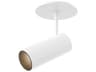 Kuzco Lighting Downey White Cylinder Semi Flush Mount