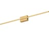 Kuzco Lighting Vega Minor Brushed Gold Vanity Light