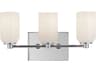 Kuzco Lighting Nola 3-Light Chrome Vanity Light