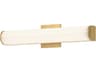 Kuzco Lighting Longitude Brushed Gold Wall Sconce