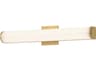 Kuzco Lighting Longitude Brushed Gold Wall Sconce
