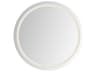 Kuzco Lighting Hillmont Sandblasted Merc Edge Round Wall Mirror