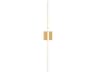 Kuzco Lighting Vega Brushed Gold Wall Sconce