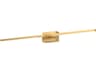Kuzco Lighting Pandora Brushed Gold Wall Sconce