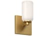 Kuzco Lighting Nola 1-Light Brushed Gold Wall Sconce