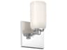 Kuzco Lighting Nola 1-Light Chrome Wall Sconce