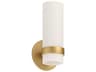 Kuzco Lighting Milano Brushed Gold Wall Sconce
