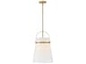 Lark Living Tori 1-Light Lacquered Brass Bell Pendant