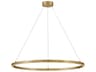 Lark Living Kenna Lacquered Brass Round Pendant