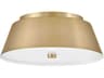 Lark Living Tess 2-Light Lacquered Brass Flush Mount