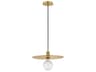 Lark Living Lulu 1-Light Lacquered Brass Pendant