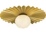 Lark Living Stevie 1-Light Lacquered Brass Globe Flush Mount