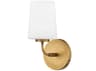 Lark Living Kline 1-Light Heritage Brass Wall Sconce