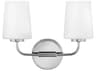 Lark Living Kline 2-Light Chrome Vanity Light