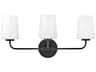 Lark Living Kline 3-Light Black Vanity Light