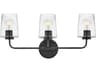 Lark Living Kline 3-Light Black Vanity Light