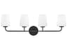 Lark Living Kline 4-Light Black Vanity Light