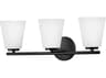 Lark Living Bri 3-Light Black Vanity Light