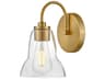 Lark Living Vera 1-Light Lacquered Brass Wall Sconce